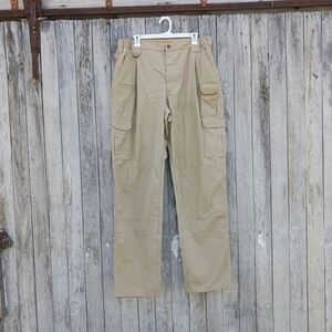 5.11 Tactical Taclite Pro Ripstop Cargo Pants Mens 38x36 Khaki Workwear